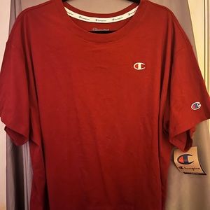 Champion Women’s Crop Top T-Shirt maroon/red Size 2X